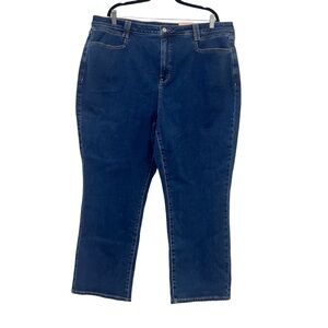 NYDJ Relaxed Straight‎ Ankle Square Pockets Jeans - Waterfall